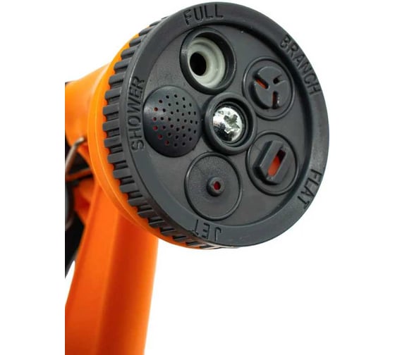 Пистолет Grassman 5 режимов, с фиксатором под коннектор 1/2"х3/4" YM7209 (1/24) 014216