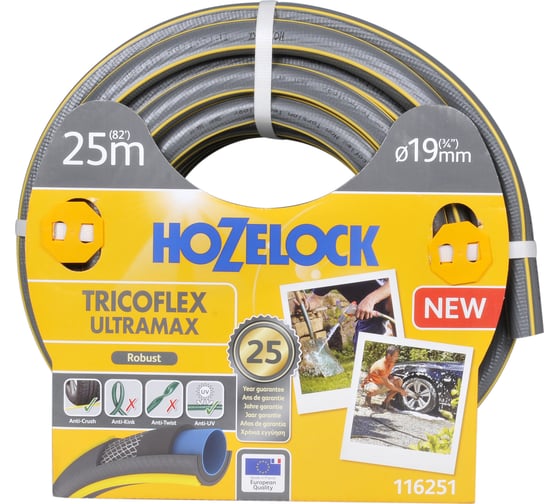 Шланг HoZelock TRICOFLEX ULTRAmAX 19 мм, 25 м 116251 1