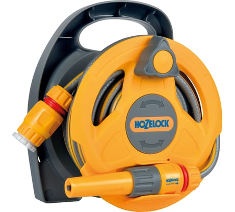 Катушка HoZelock 2427 Микро Click & Go со шлангом 10 м и комплектом фитингов 2427 3600 24273600