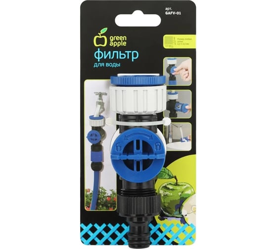Фильтр для воды GREEN APPLE пластик GAFV01 Б0057123