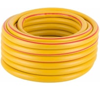 Шланг поливочный трехслойный армированный КУРС желтый, 1/2", 2 мм, 25 м 76315
