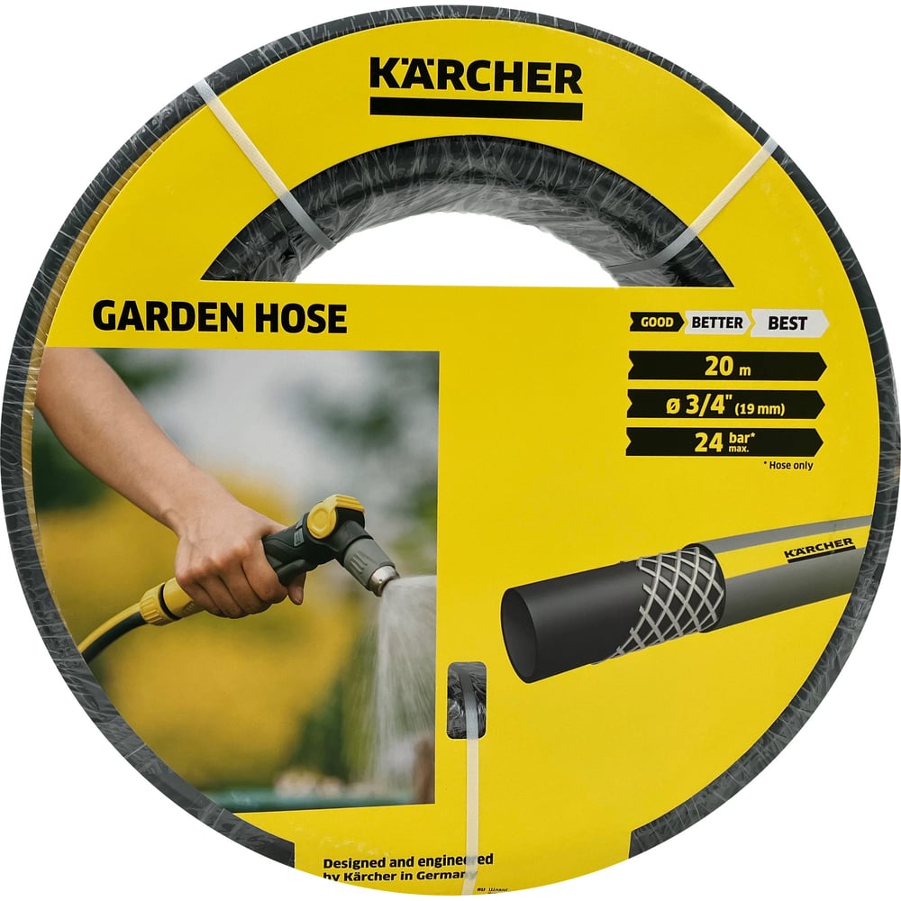 Шланг Karcher 20 м, 24 бар 9.739-668.0 - выгодная цена, отзывы ...