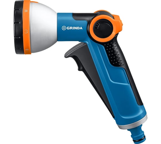 Поливочный пистолет с регулятором напора GRINDA PROLine X-8 8 режимов 8-427145_z02