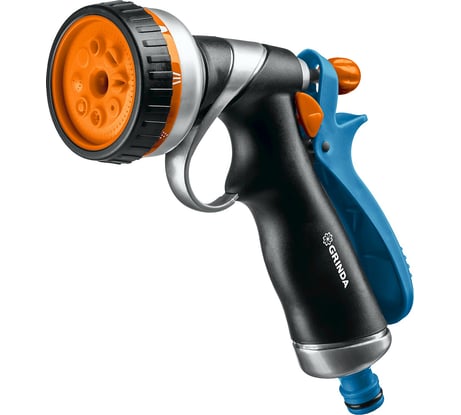 Металлический поливочный пистолет GRINDA PROLine RM-8 8 режимов, TPR покрытие 8-427143_z02