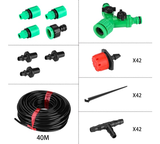Комплект для капельного полива DEKO DKI40 40 м 065-0945