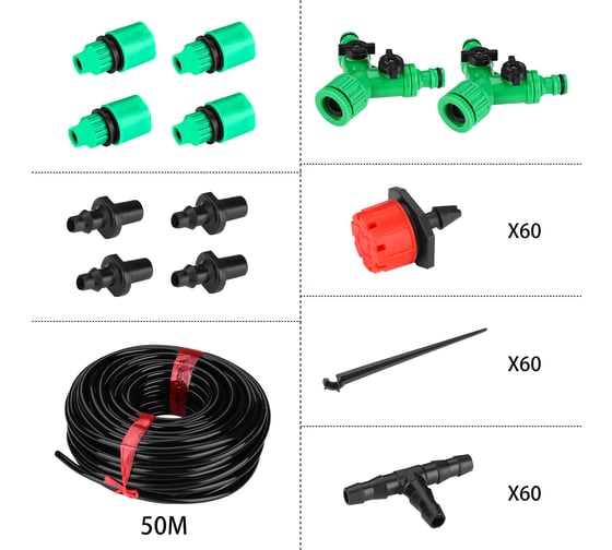 Комплект для капельного полива DEKO DKI50 50 м 065-0946