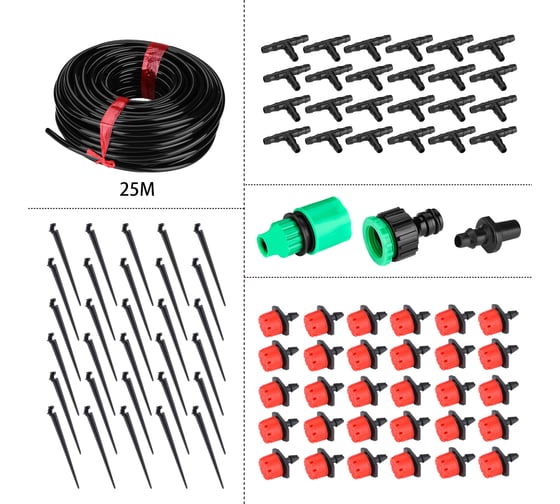 Комплект для капельного полива DEKO DKI25 25 м 065-0943