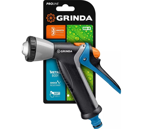 Металлический поливочный пистолет GRINDA PROLine BM-R TPR-покрытие 8-427311_z02