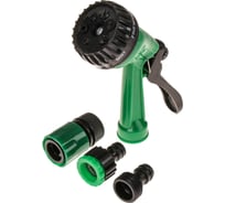 Пистолет-распылитель Greengo 7 режимов, коннектор 1/2", стартовый фитинг 1/2"-3/4" 3098156