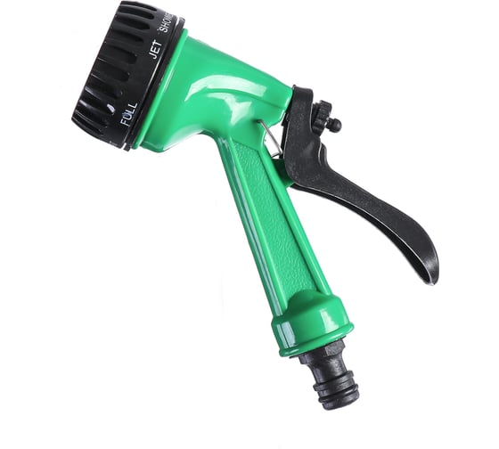 Пистолет-распылитель Greengo 7 режимов, коннектор 1/2", стартовый фитинг 1/2"-3/4" 3098156