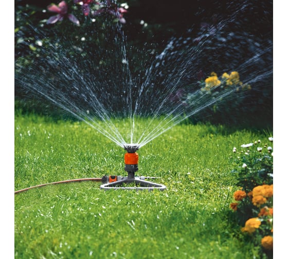 Дождеватель круговой Gardena Vario с салазками 01948-20.000.00