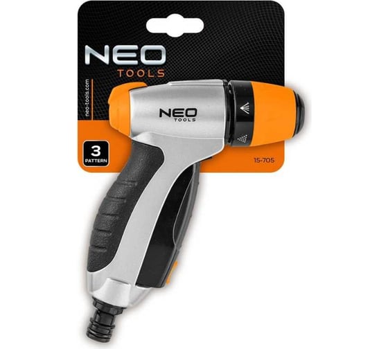 Пистолетный ороситель NEO Tools с замком и функцией CLICK 15-705
