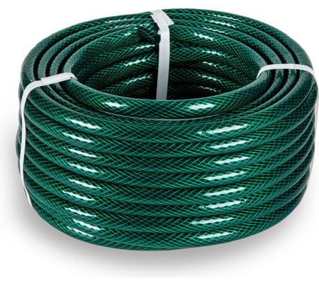 Шланг поливочный В ПРИдачу ПВХ Метеор 3-слойный армированный бухта 25 м, 1/2 зеленый 1201574