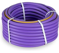 Шланг поливочный В ПРИдачу Резиновый ТЭП Soft Touch армированный бухта 25 м, сиреневый 1206384