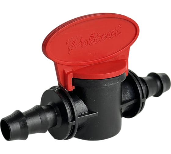 Кран проходной со штуцером Poliext 16*16 PN6 07170030