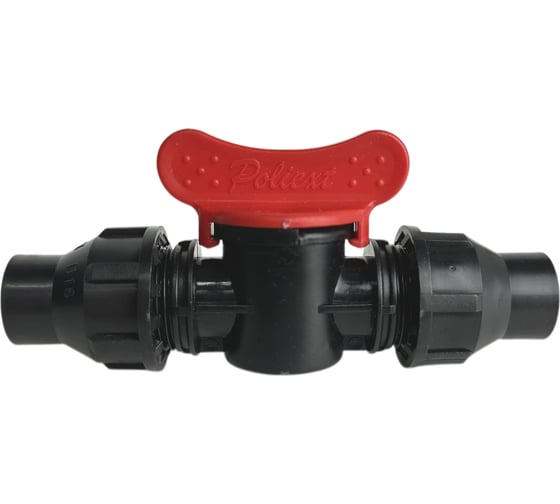 Кран проходной компрессионный Poliext 16*16 PN6 07070015 1