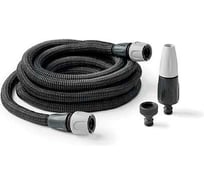 Шланг для полива GF 80297673 AQUAPOP GREY EASY ПВХ саморастягивающийся с аксессуарами 15 м Б0059693
