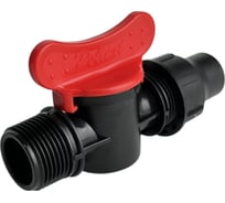 Кран переходной Poliext компрессионный с наружной резьбой 16xН3/4 PN6 07060015