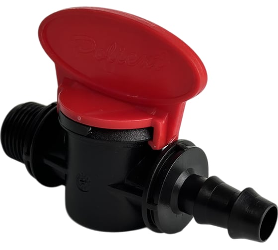 Кран переходной Poliext со штуцером и с наружной резьбой 16xН1/2 PN6 07180060