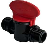 Кран переходной Poliext с наружной резьбой Н3/4 дюйма x Н1/2 PN6 07050050