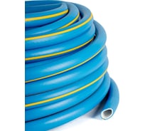 Шланг поливочный Grassman Sunflex Soft диаметр синий с желтой полосой 1/2 - 25 метров 1/104 005934