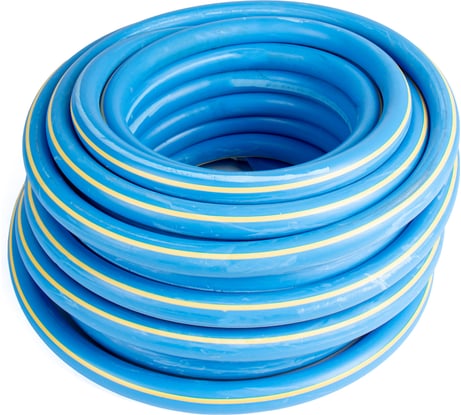 Шланг поливочный GRASSMAN Sunflex Soft диаметр синий с желтой полосой 18х23 мм 20 метров 1/48 005933