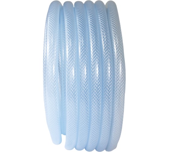 Шланг поливочный Grassman SILICONE 3/4 19 мм, 3-х слойный, армированный, прозрачный, 20 метров 1/78 006168