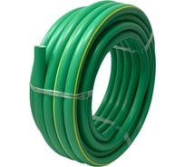 Шланг поливочный ООО КОМЕД ¾ дюйма, 20 м, зеленый с желтой полосой TPE Дивный сад К0051