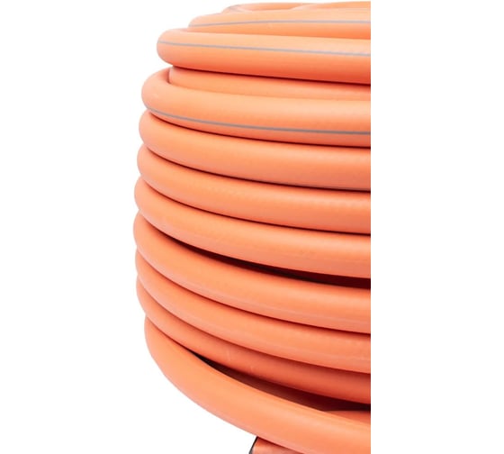 Шланг поливочный GRASSMAN ТЭП Fitflex Soft диаметр 18х22 мм, длина 50 м, оранжевый с серой полосой армированный 1/1 025520