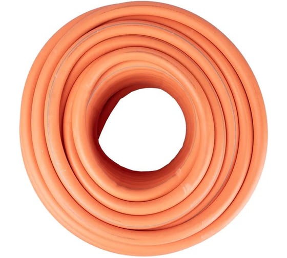 Шланг поливочный GRASSMAN ТЭП Fitflex Soft диаметр 18х22 мм, длина 50 м, оранжевый с серой полосой армированный 1/1 025520