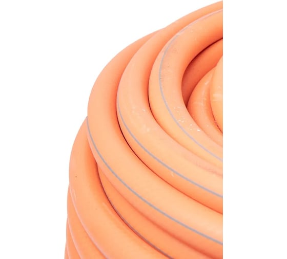 Шланг поливочный GRASSMAN ТЭП Fitflex Soft диаметр 18х22 мм, длина 50 м, оранжевый с серой полосой армированный 1/1 025520