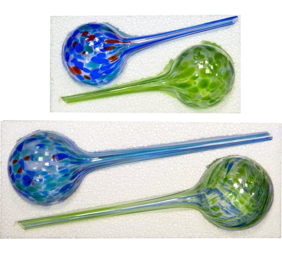 Колба для автополива ESSE стекло, 7.5x20 см, 2 шт. Aqua Globes 7.5