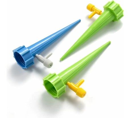 Конус капельного полива для бутылки Green Helper с краном, 6 шт. HF5201