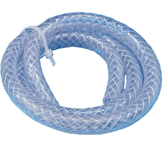 Трубка ООО Дрим Пул ПВХ, армированная, 10х15 мм, 1 м Д16045 1