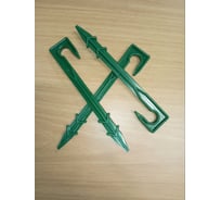 Колышек для капельной трубки РПА 16мм, фиксатор садового шланга (100 шт) КОЛЗ-РПА-100