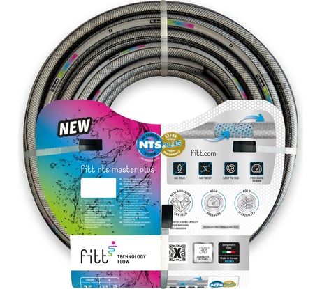 Пищевой противоскручивающийся шланг FITT MASTER PLUS 1/2" 30m