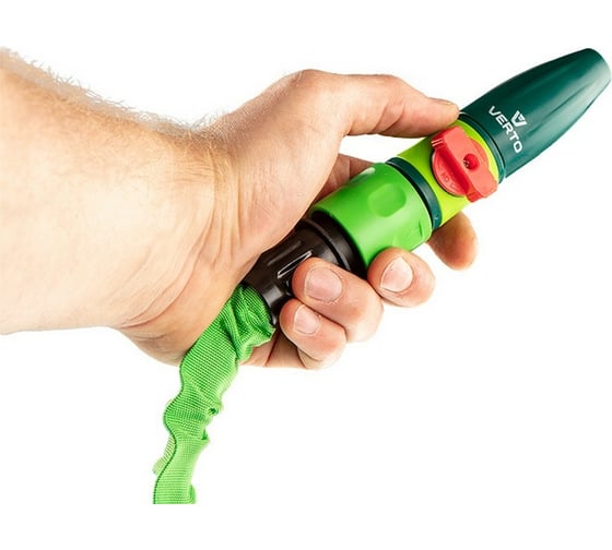 Садовый растягивающийся шланг VERTO 7.5-22 м 15G890
