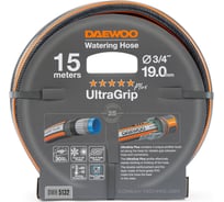 Шланг поливочный армированный DAEWOO UltraGrip Plus, 3/4" (19 мм), 15 м DWH 5132
