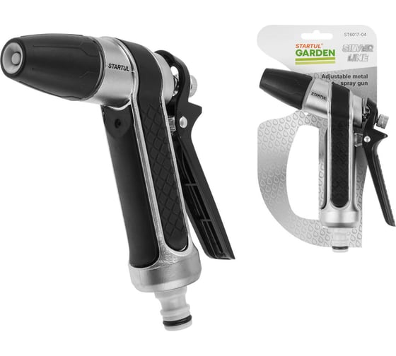 Пистолет-распылитель металлический регулируемый STARTUL GARDEN ST6017-04