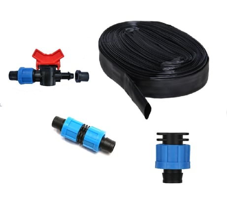 Набор капельного полива на основе капельной ленты Green Helper GN-002N