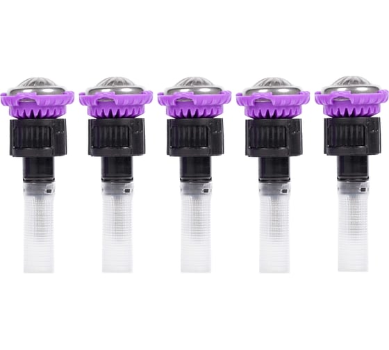 Регулируемая многоструйная вращающаяся форсунка RAINMATIC 45-270 3-6,5м SA22, комплект 5шт х RM SA22