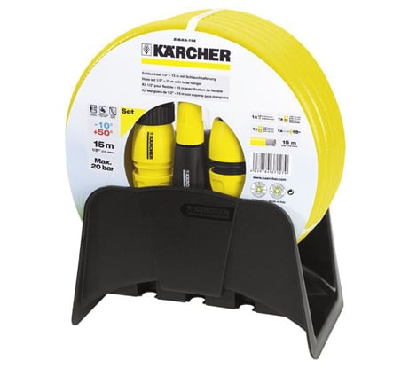 Комплект со шлангом (1/2"; 15 м), держателем для шланга и соединителями Karcher 2.645-114