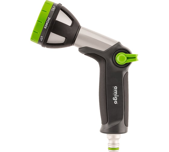 Пистолет-распылитель металлический AMIGO 8 режимов, Grande 79082