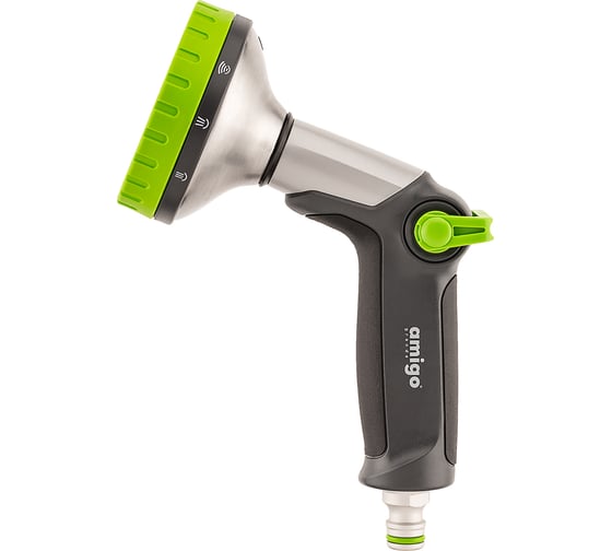 Пистолет-распылитель металлический AMIGO 10 режимов, Grande 79081