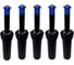Дождеватель выдвижной для полива газона RAINMATIC PRO SPRAY GUARD 4 SA28F, комплект 5 шт, высота 10 см, с многоструйным ротатором, радиус полива до 9 м, сектор 360° 5 шт × RM PRO SPRAY GUARD 4 SA28F 1