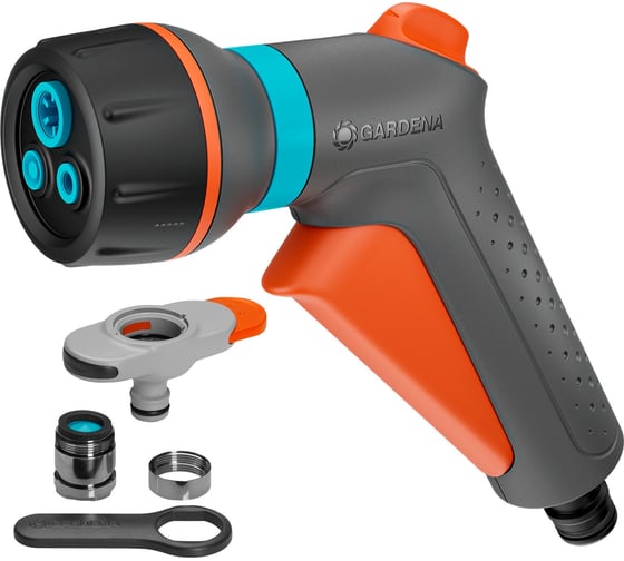 Мультифункциональный пистолет-распылитель Gardena Classic Compact с комплектом 18376-20.000.00