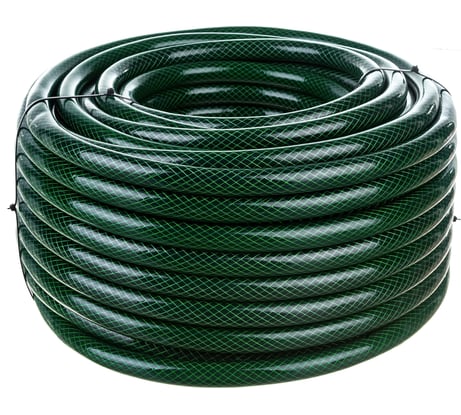 Поливочный шланг Yard Люкс, ПВХ, армированный, зеленый, 3-х слойный, 1,85 мм, D 3/4, 50 м 66-3-050