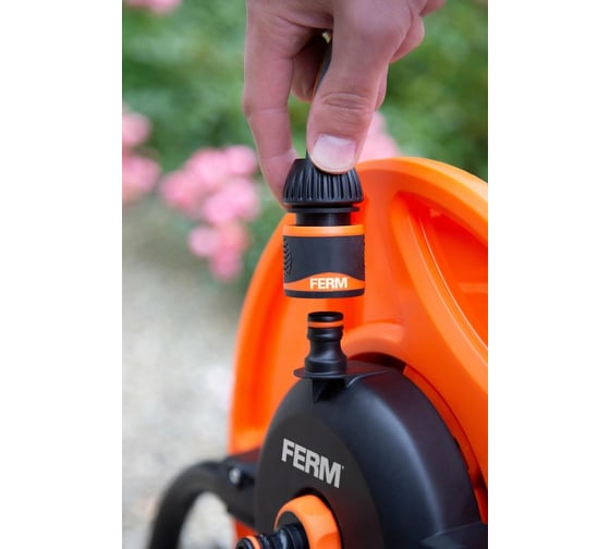 Тележка со шлангом 20м FERM HTA1008
