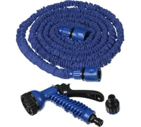 Чудо-шланг Greengo латекс, 2.5-7.5 м, нейлоновая оплетка, распылитель, переходник 1008780