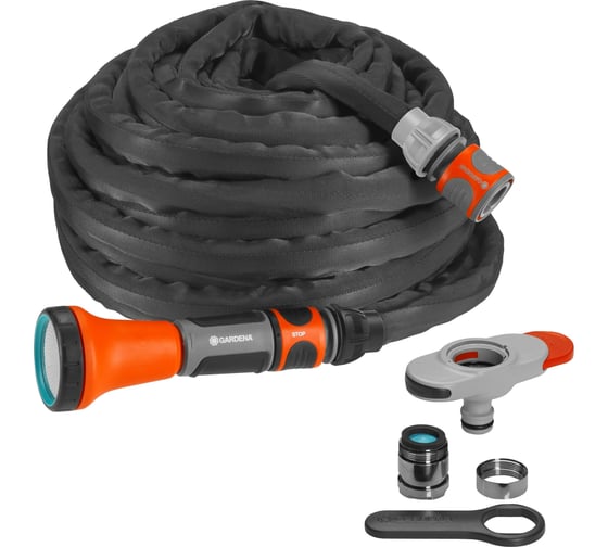 Текстильный шланг с комплектом для полива Gardena Liano 13 мм, 1/2", 10 м 18427-32.000.00 1